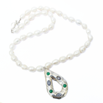 TEARDROP PEARL NECKLACE