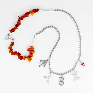 
                
                    Load image into Gallery viewer, Akal Amber Gri-gri Masterpiece Necklace
                
            