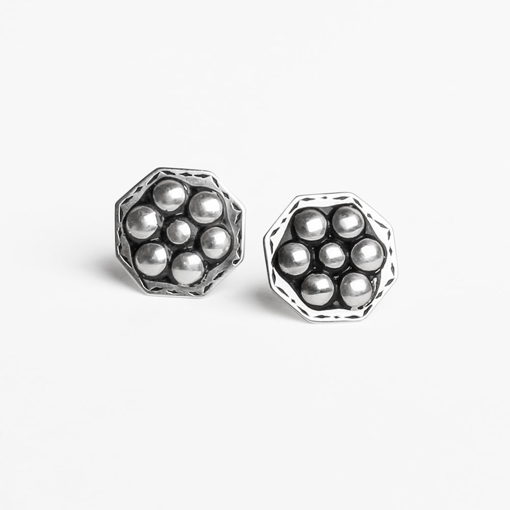 
                
                    Load image into Gallery viewer, Octo studs EARRINGS
                
            